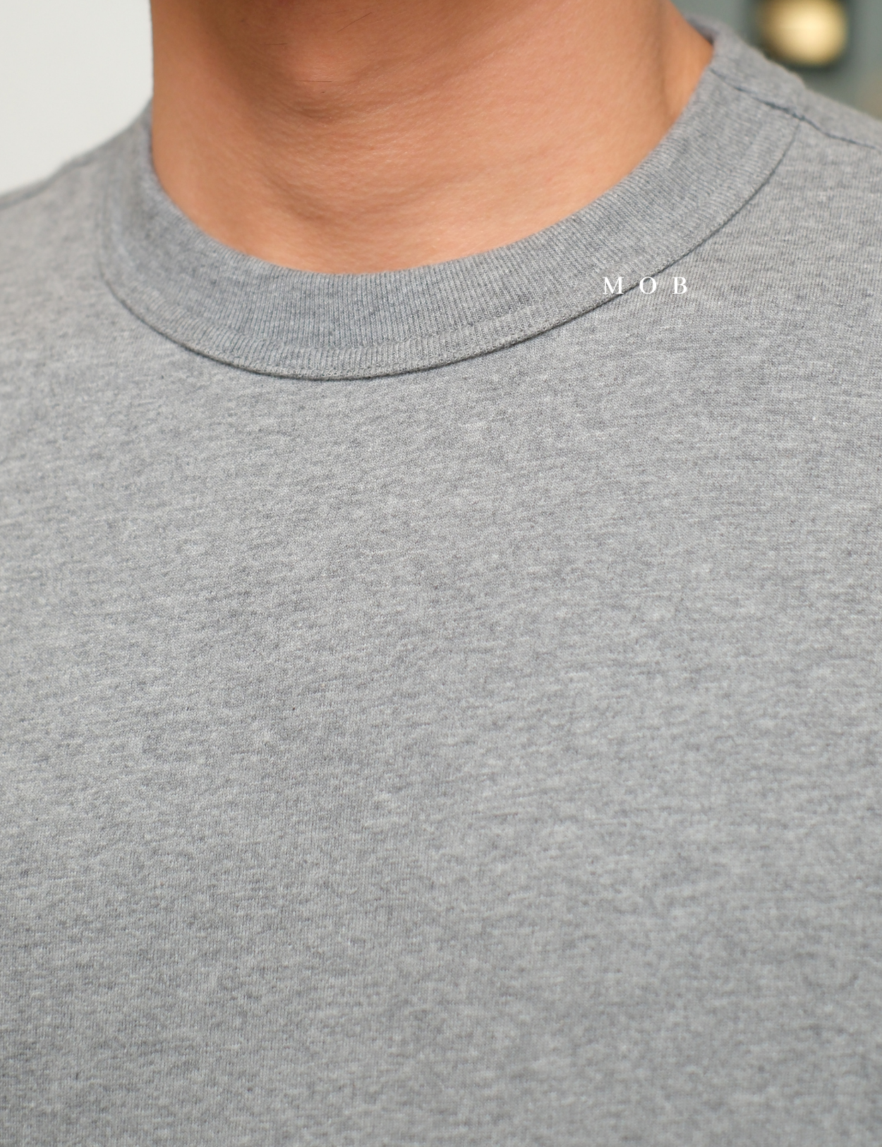 MODSST01001F Basic SS Tee Heather Grey
