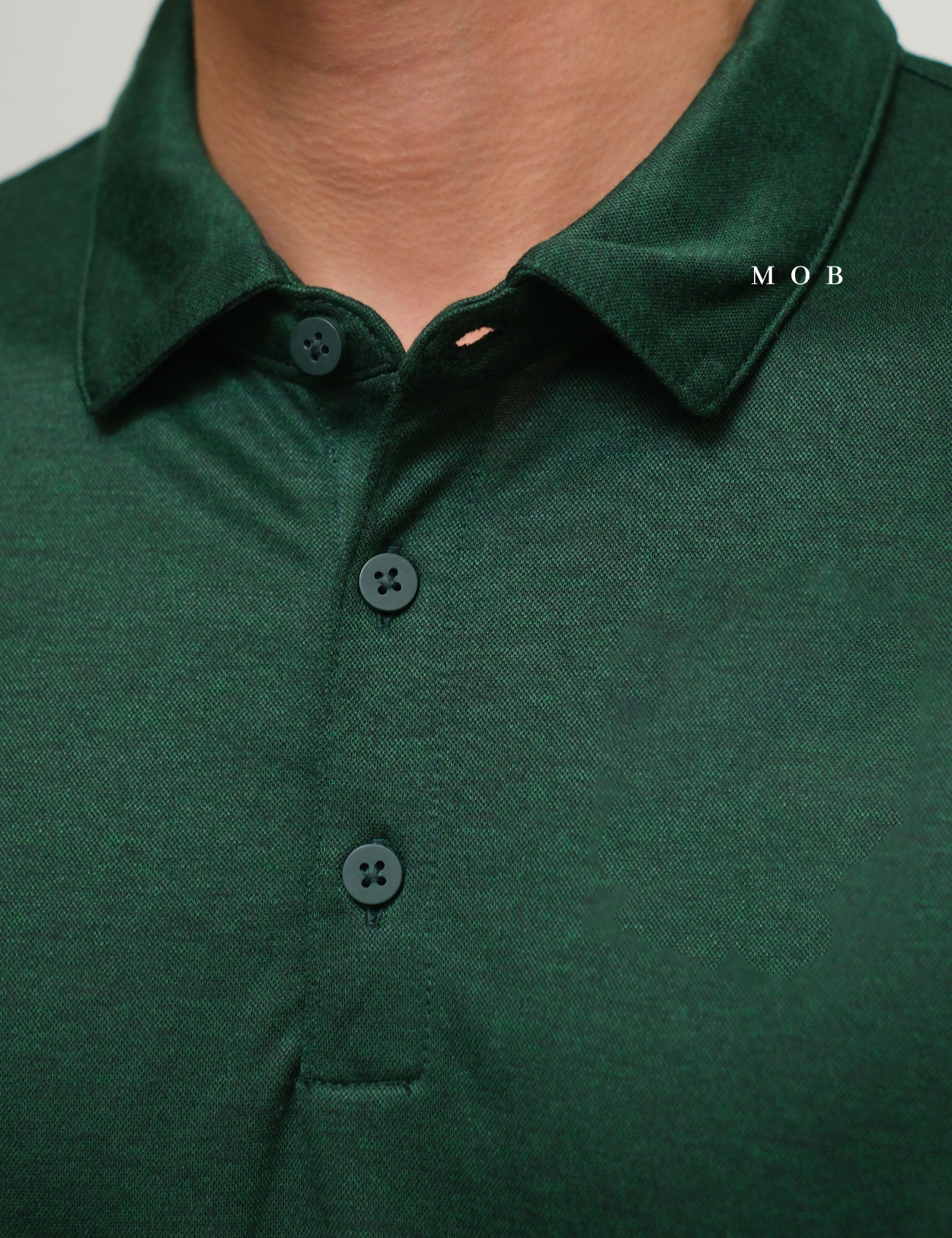 APTPLS01005 Premier Flex LS Polo Dark Green