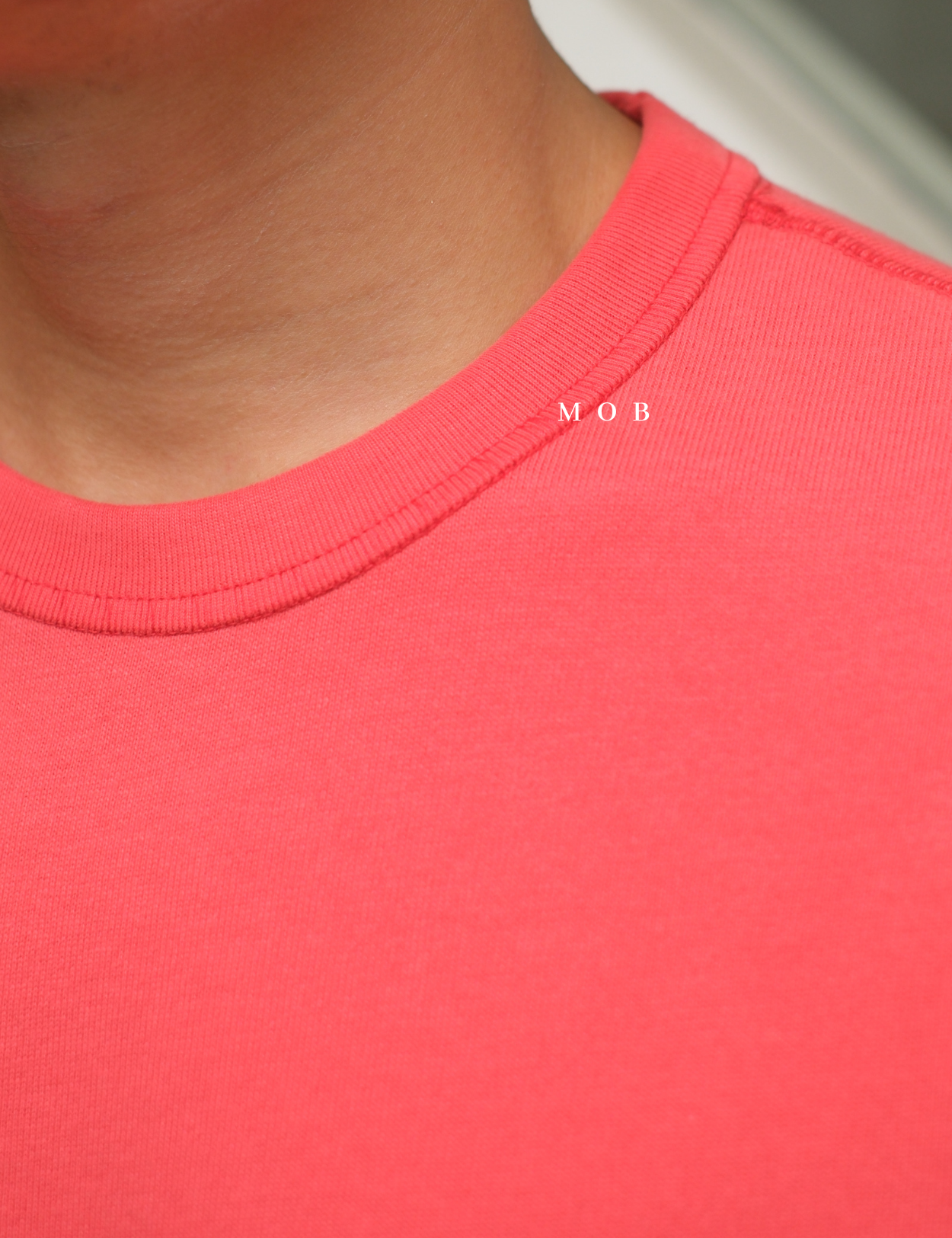 GPSST2201I Heavyweight Boxy Cropped SS Tee Guava