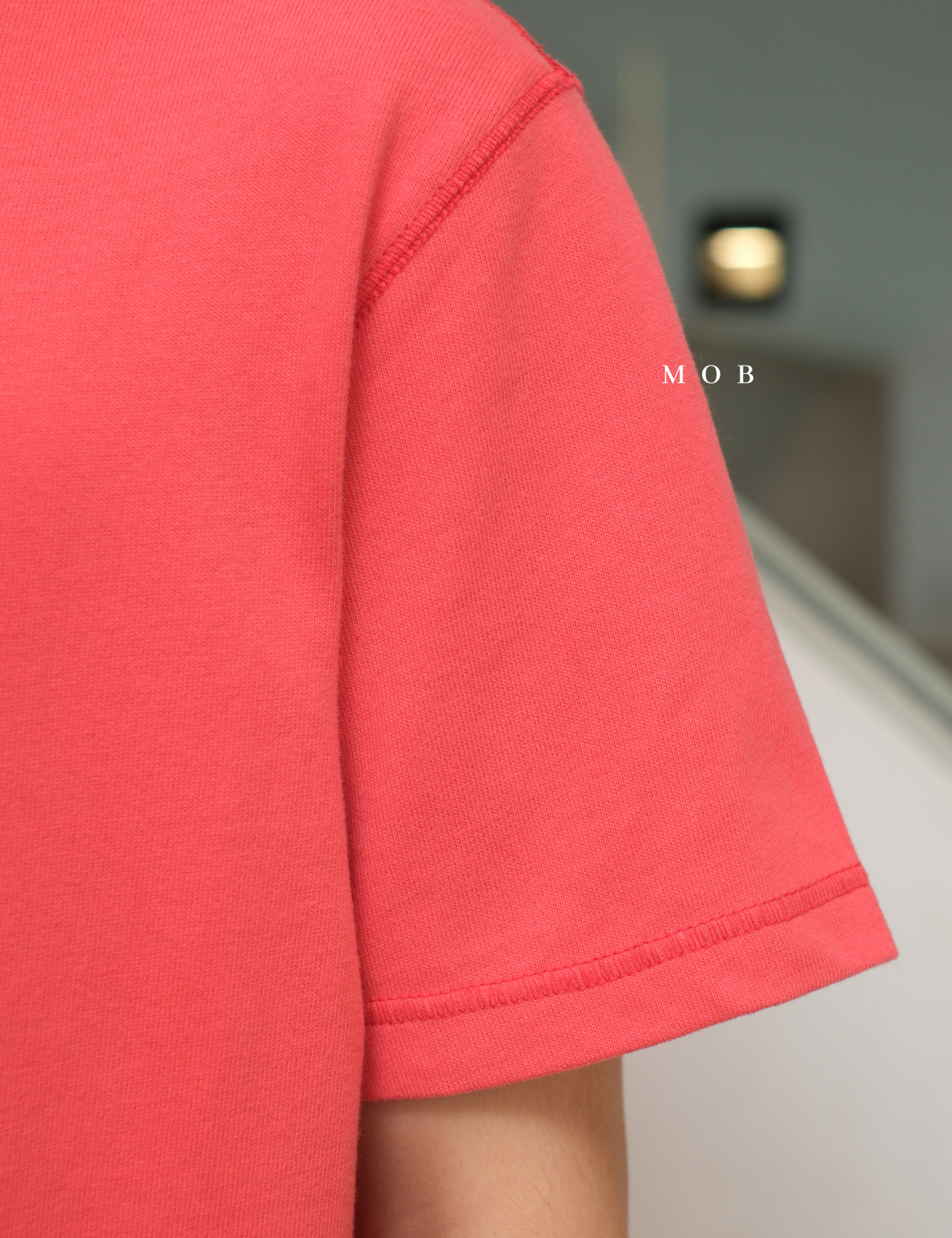 GPSST2201I Heavyweight Boxy Cropped SS Tee Guava