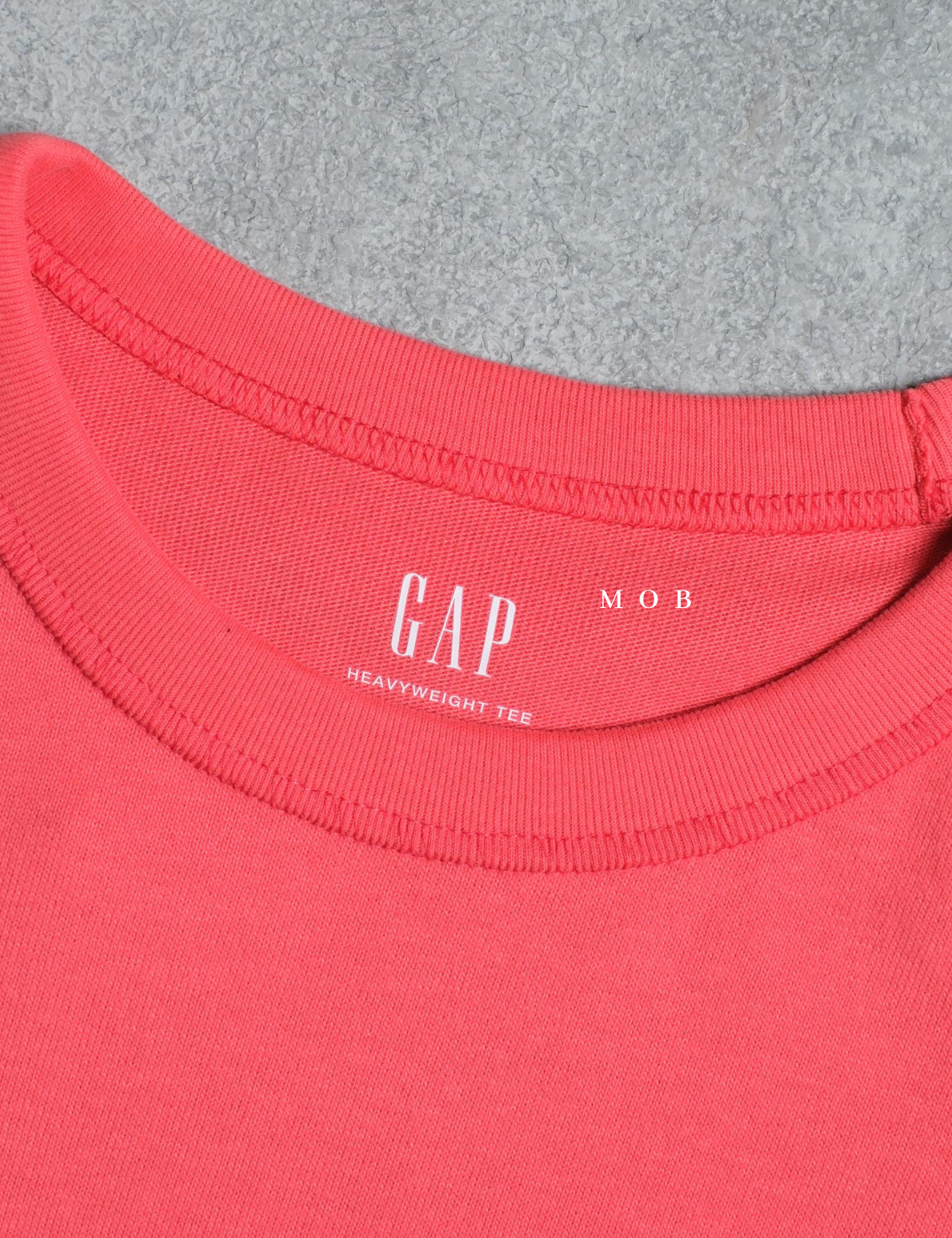 GPSST2201I Heavyweight Boxy Cropped SS Tee Guava