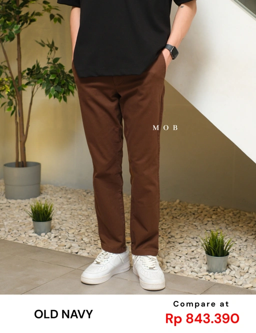 Image of ONPT4402B SLIM Built In Flex Chino Pants Dark Brown (V2) (30 ONLY)