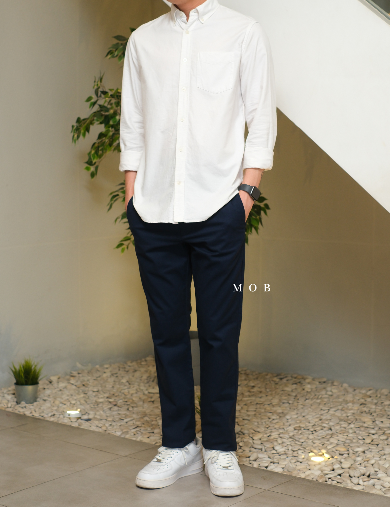 ONPT4401C Ultimate Slim Built In Flex Chino Pants Navy