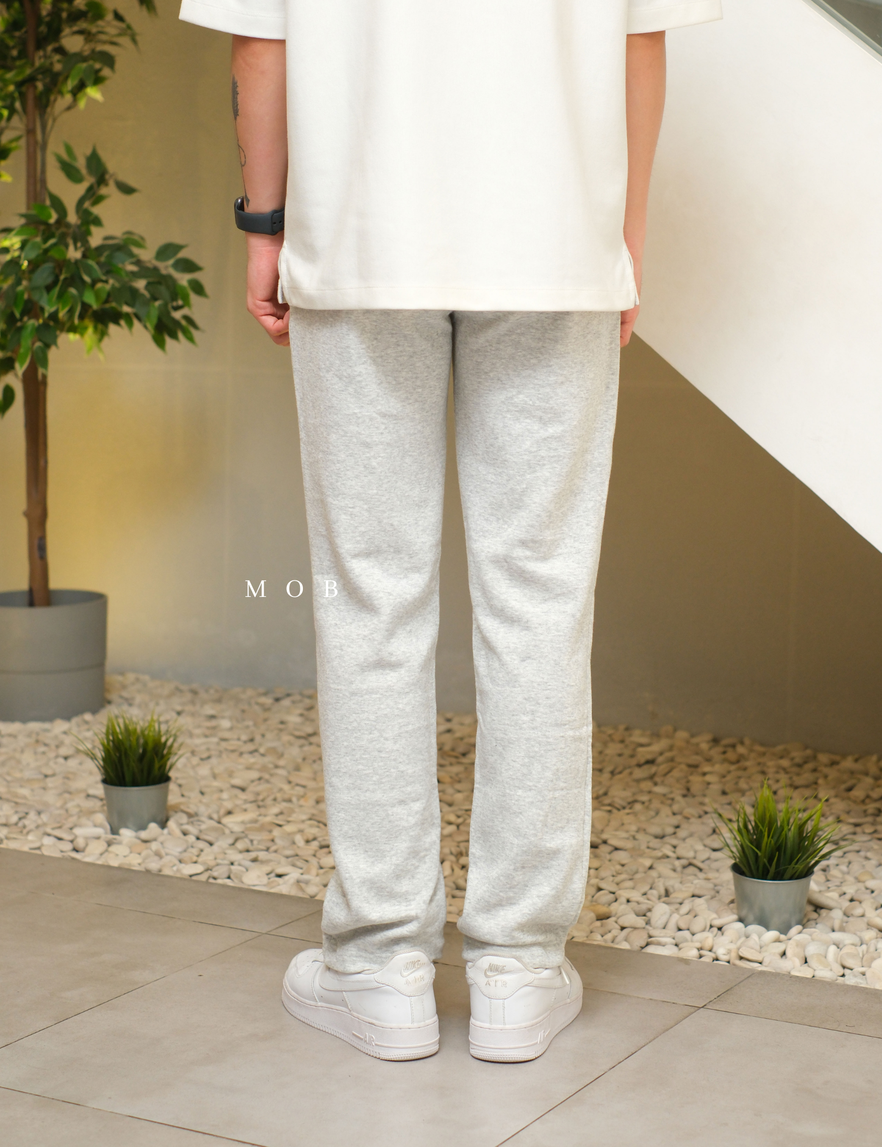ANDSP01002 Basic SWEATPANTS Light Grey