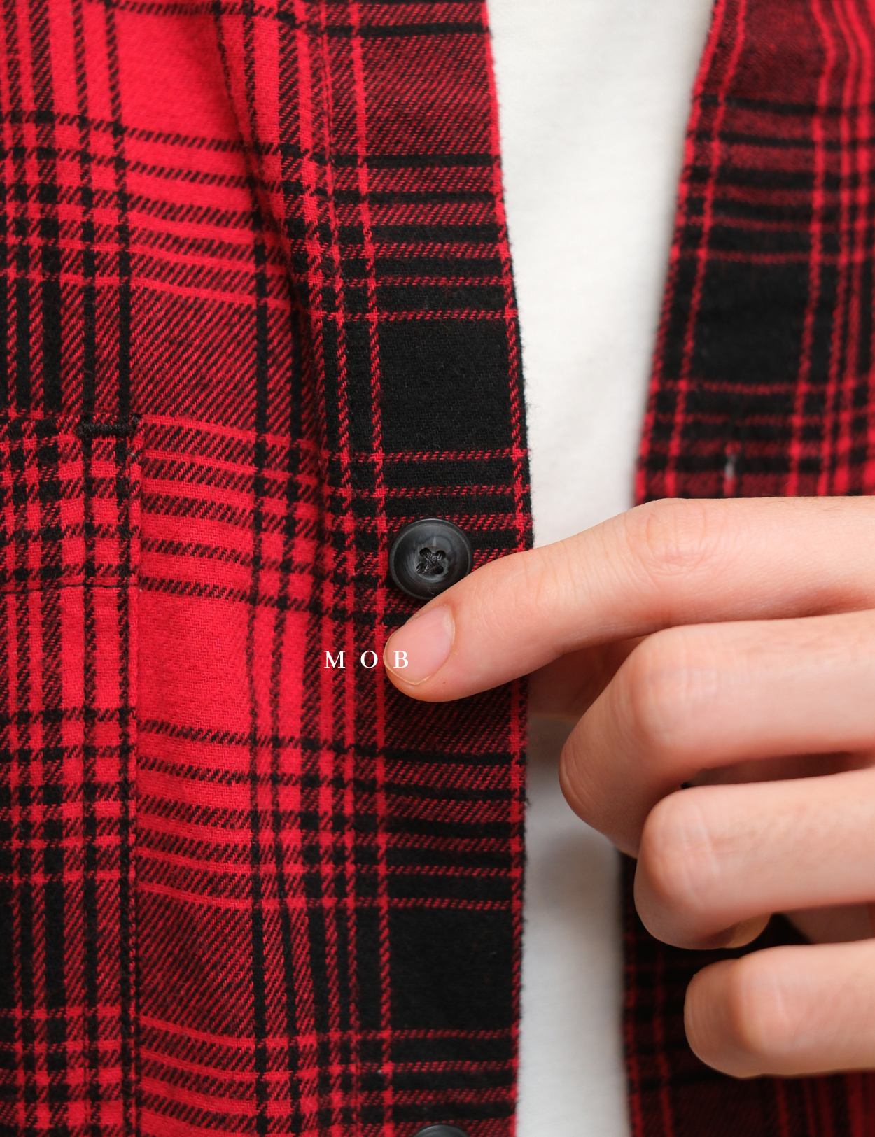 SNMLSS01008 Super Soft Flannel LS Shirt Red Plaid