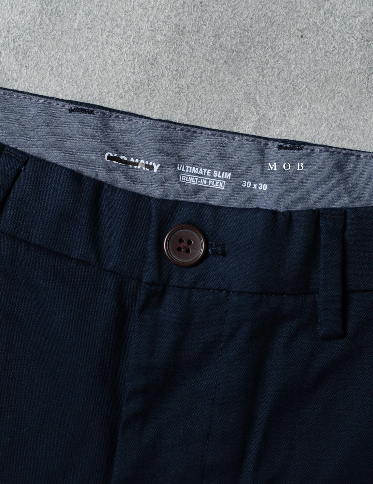 ONPT4401C Ultimate Slim Built In Flex Chino Pants Navy