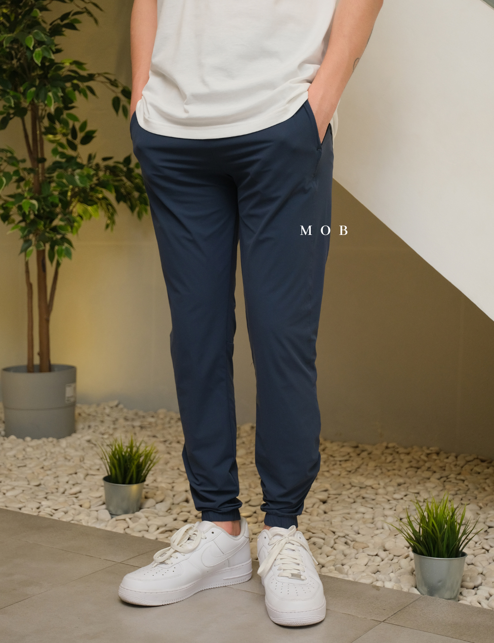 AIMPT02001 Track Jogger Pants Navy (L & XL ONLY)