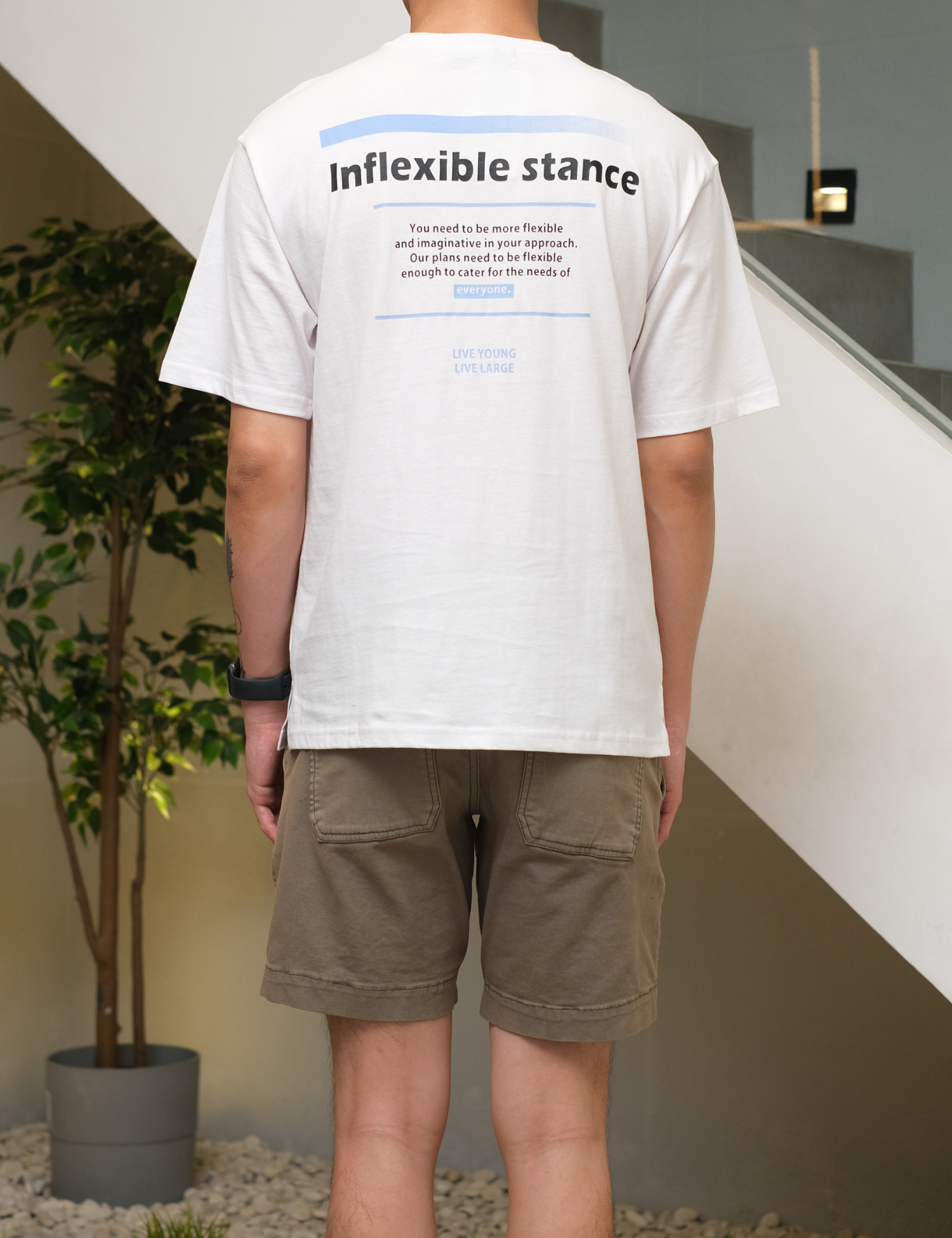IBSST01004C Inflexible Stance SS Tee White (XS ONLY)