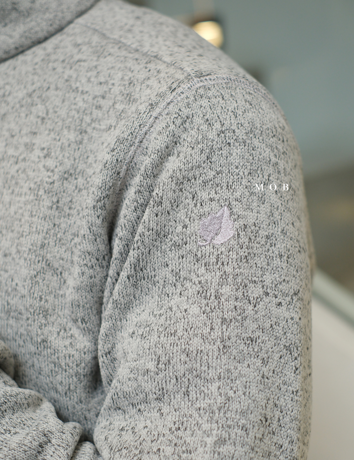 LFMJ01001 TechnoWarm Half Zip Jacket Grey Misty