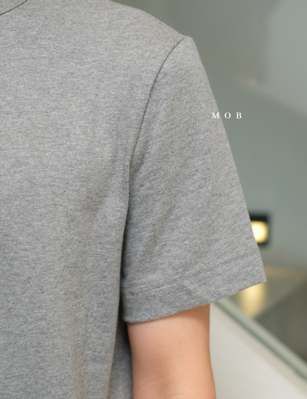 MODSST01001F Basic SS Tee Heather Grey