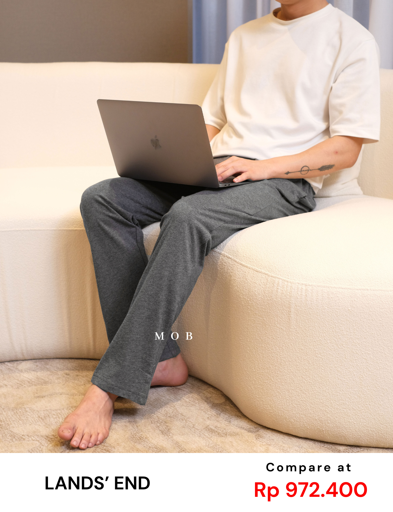 LEPJ01002 Lounge Pants Charcoal Heather