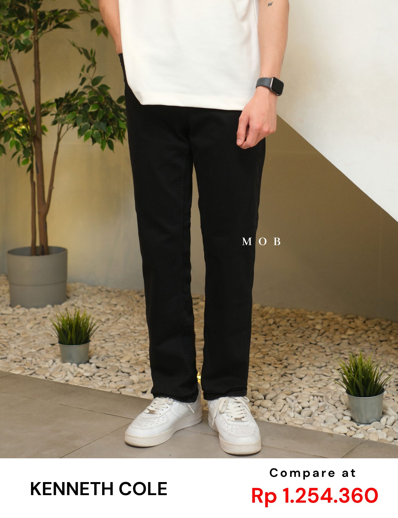 KCPT02002 Awearness Chillflex Slim Jeans Black