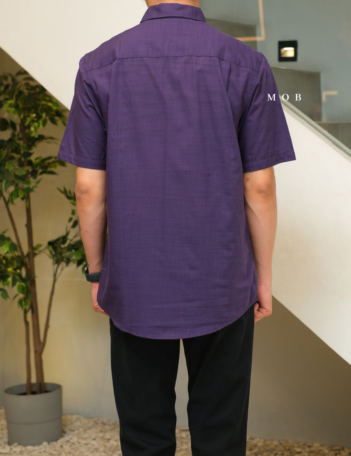 AFSSS01003I Warren Pocket SS Shirt Lavender Misty Vol.2