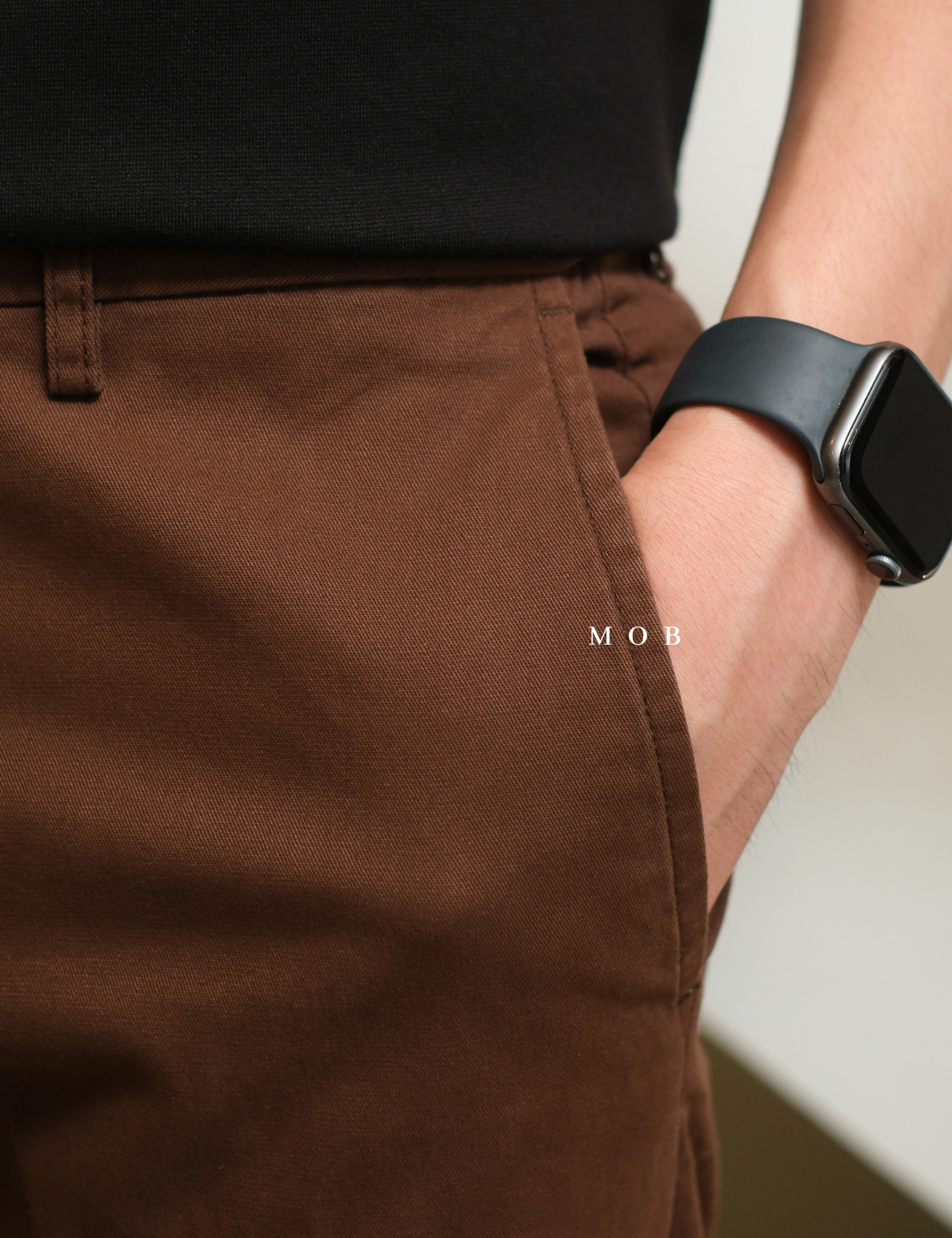 ONPT4402B SLIM Built In Flex Chino Pants Dark Brown (V2) (30 ONLY)