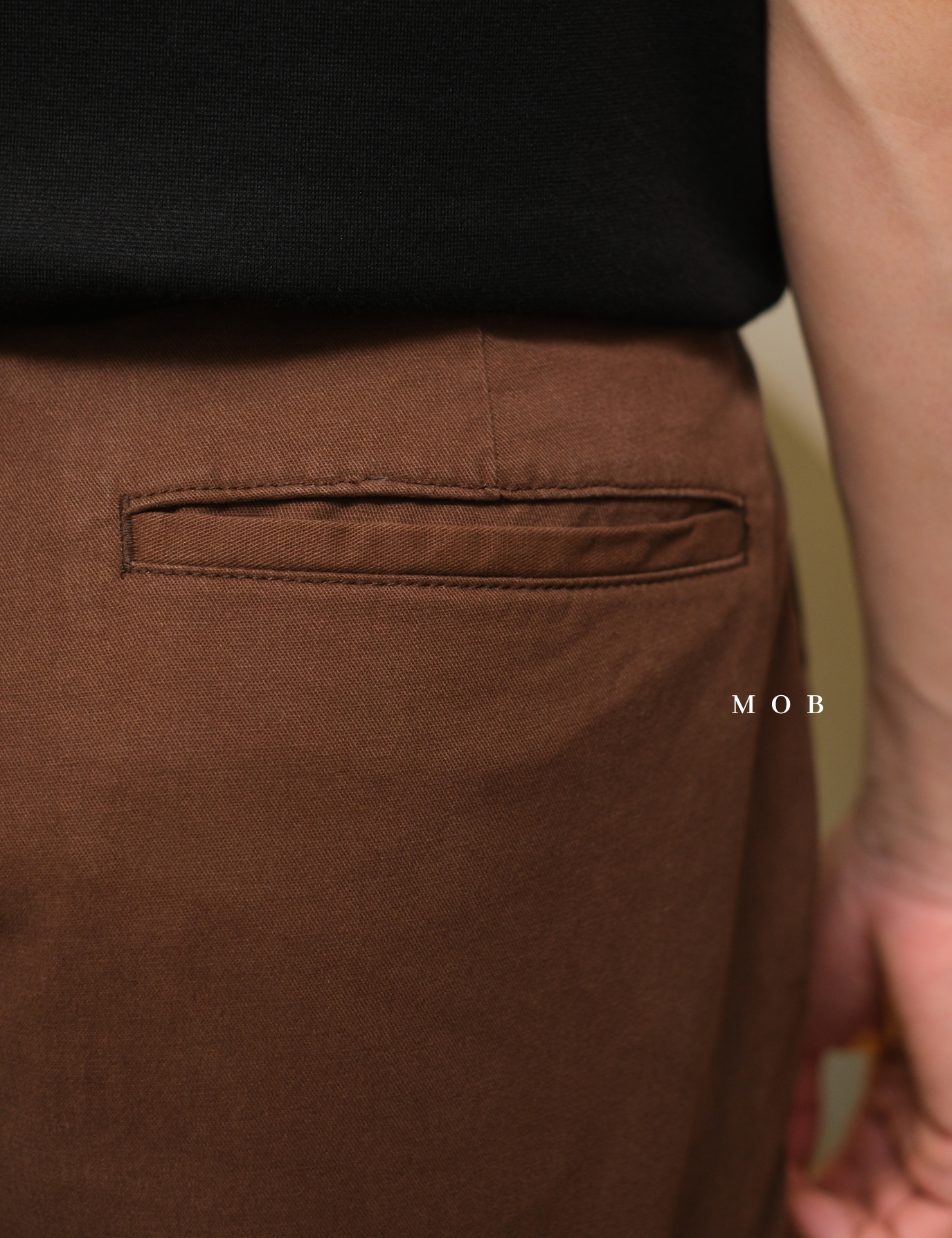 ONPT4402B SLIM Built In Flex Chino Pants Dark Brown (V2) (30 ONLY)