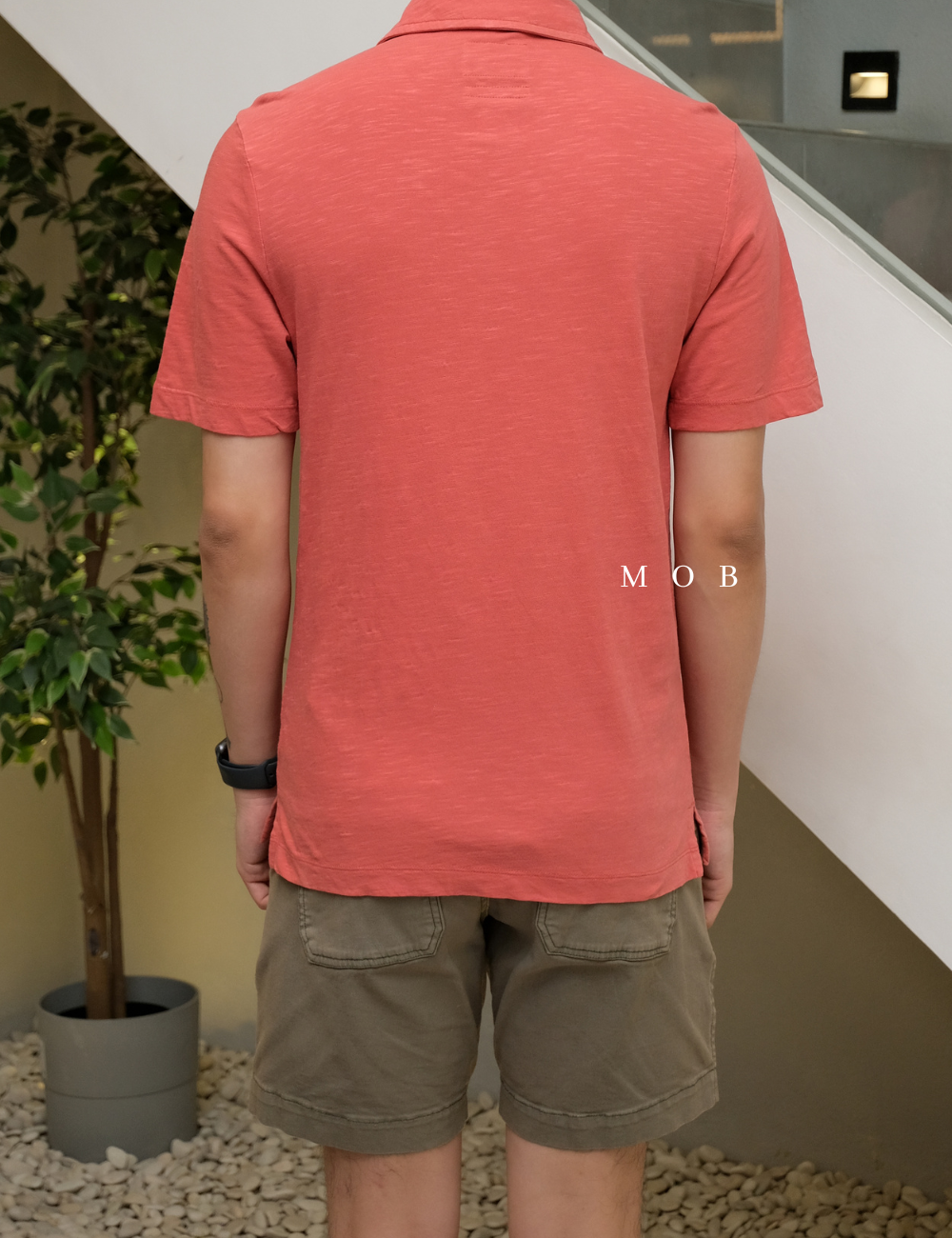 GFPS07002K Basic Polo Tee Coral