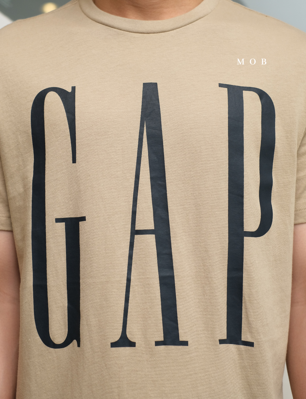 GPSST1205J Big Logo SS Tee Camel Brown (XS ONLY)