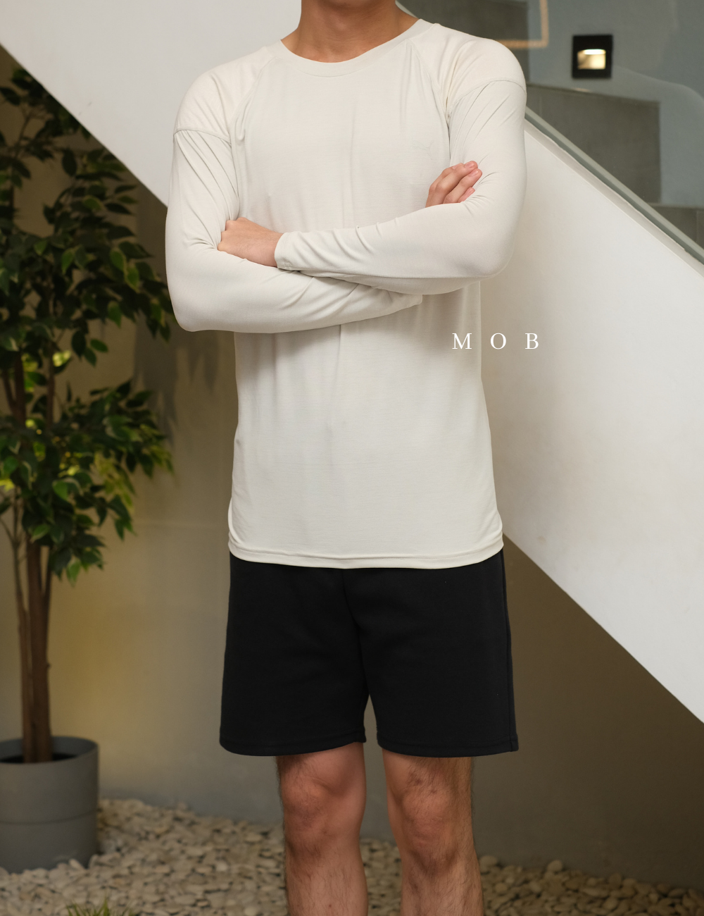PMBL02003 Warmcell Baselayer TOP Logo Ivory White