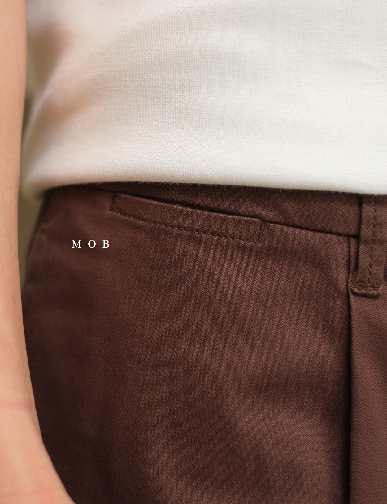 GFSR01003C Pleated Trouser Shorts Dark Brown