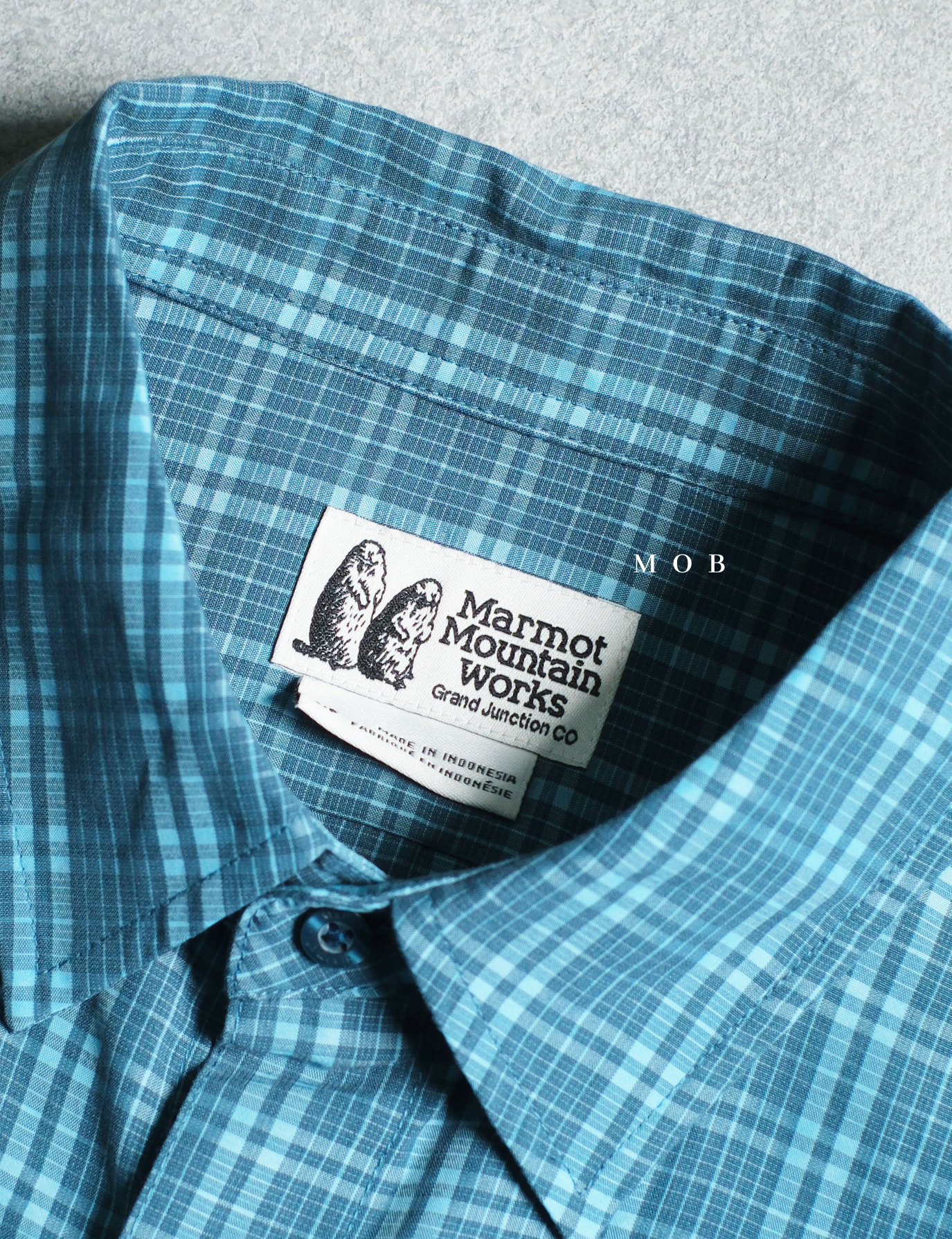MMSSS02001A Eldridge Novelty SS Shirt Teal Blue Tartan Plaid