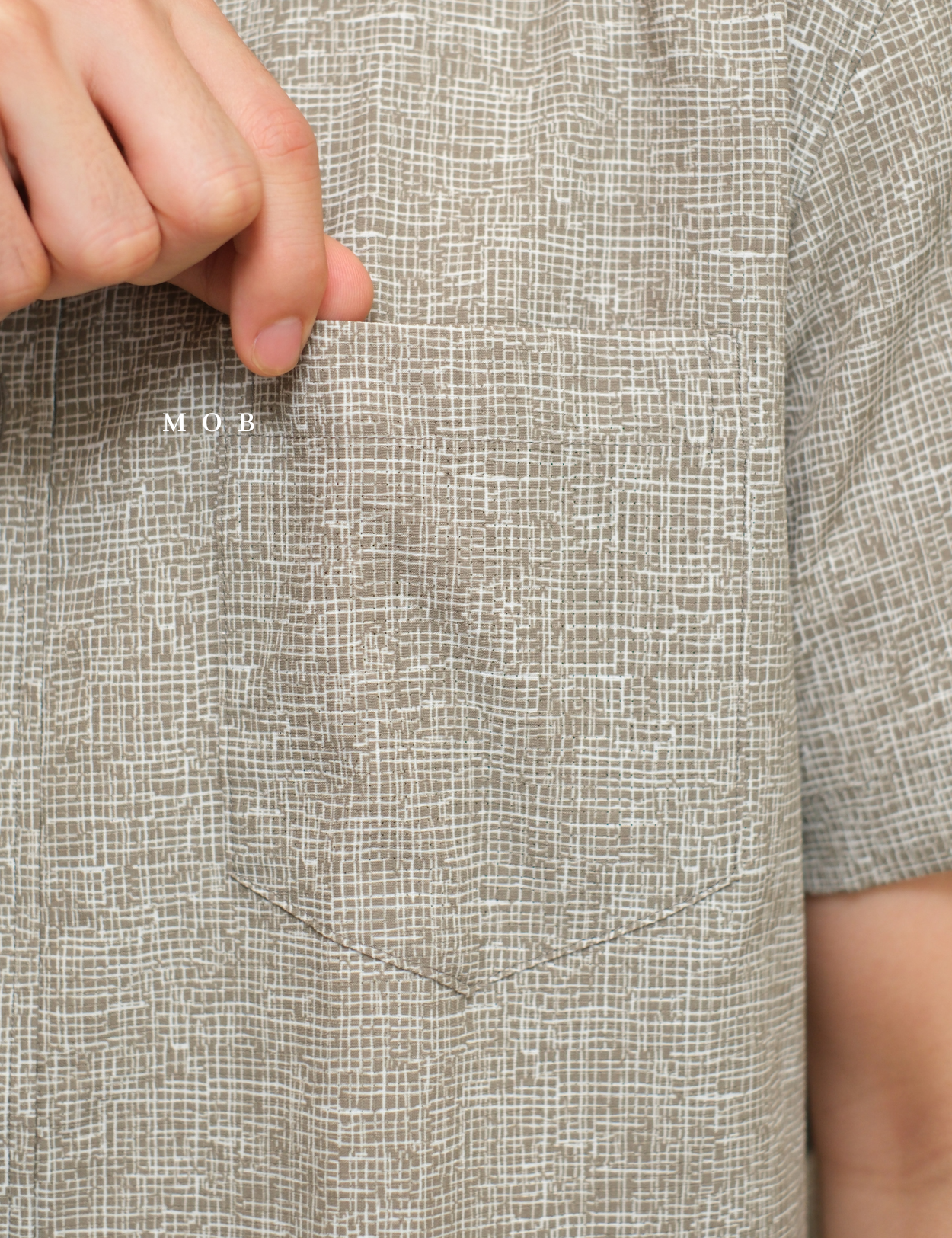 FLXSSS01002B Slim Performance SS Shirt Kacey Beige
