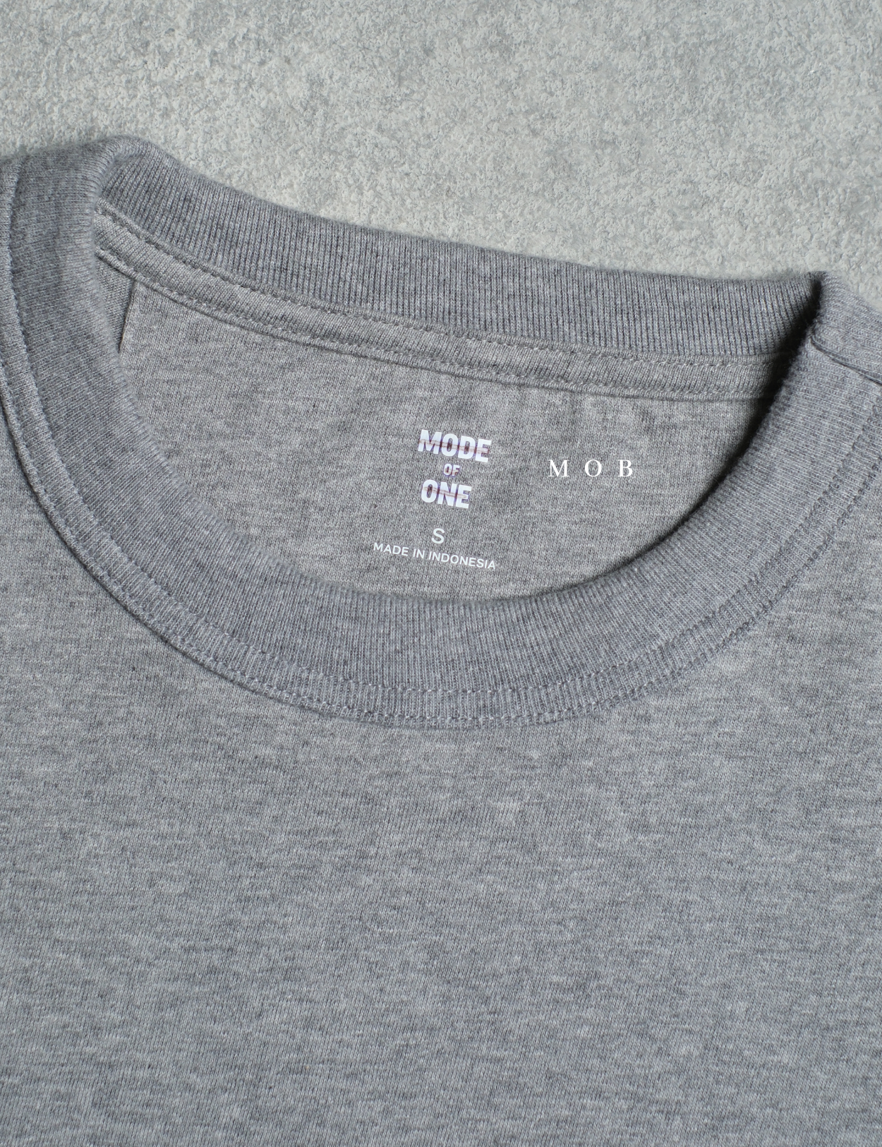 MODSST01001F Basic SS Tee Heather Grey