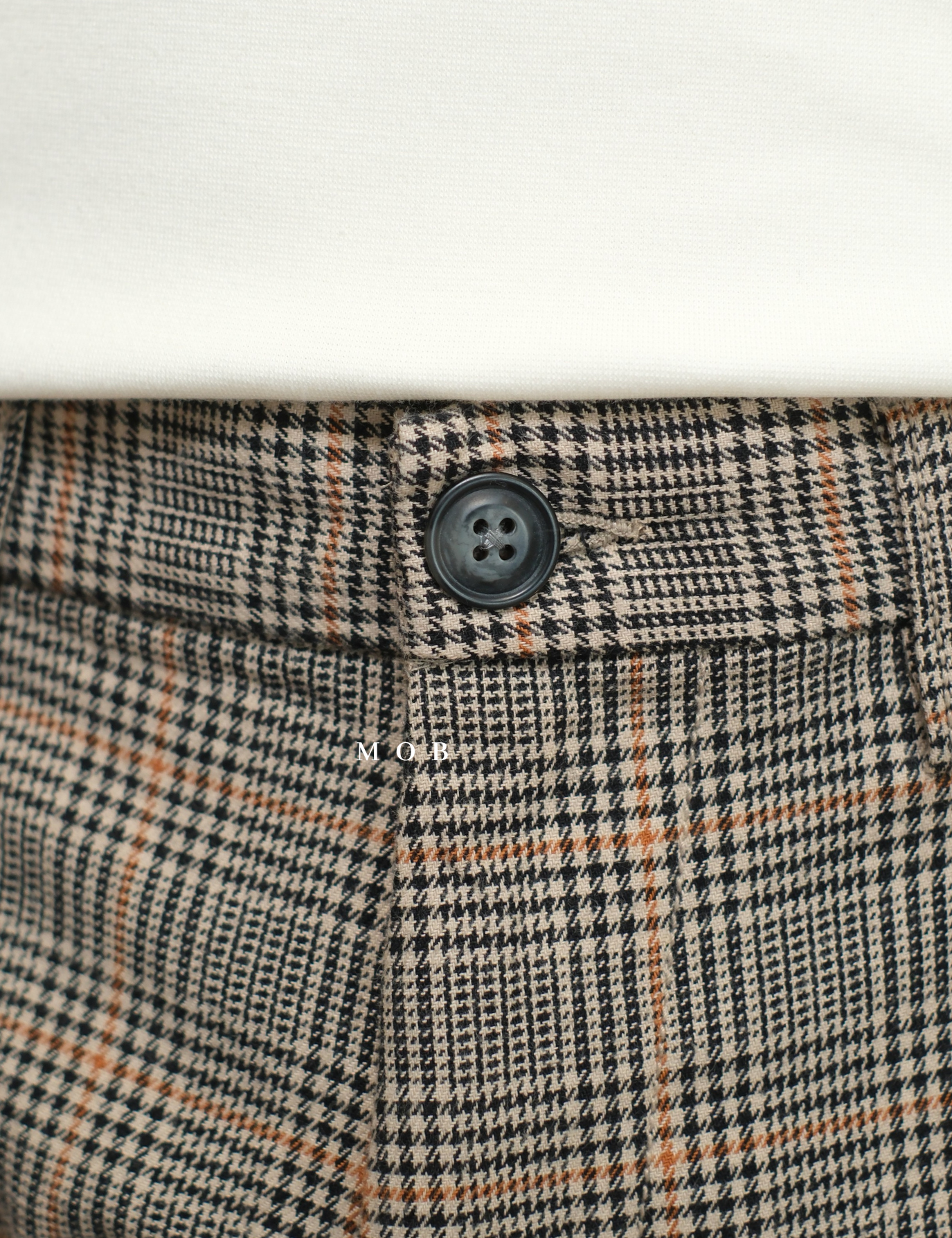 ONPT4403 Ultimate Slim Chino Pants Black Brown Plaid