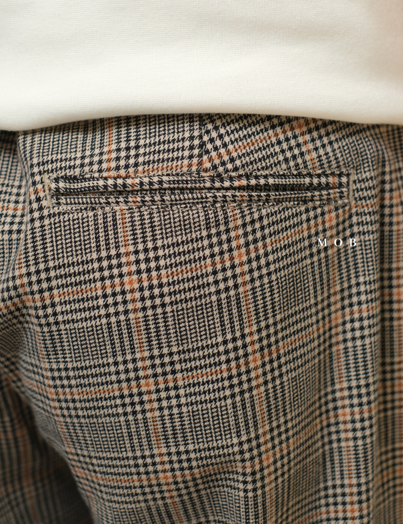 ONPT4403 Ultimate Slim Chino Pants Black Brown Plaid