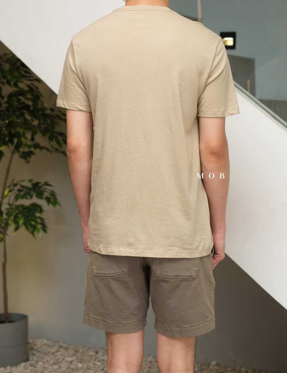 GPSST1205J Big Logo SS Tee Camel Brown (XS ONLY)