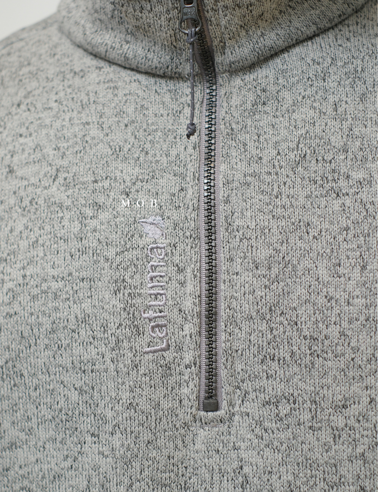 LFMJ01001 TechnoWarm Half Zip Jacket Grey Misty
