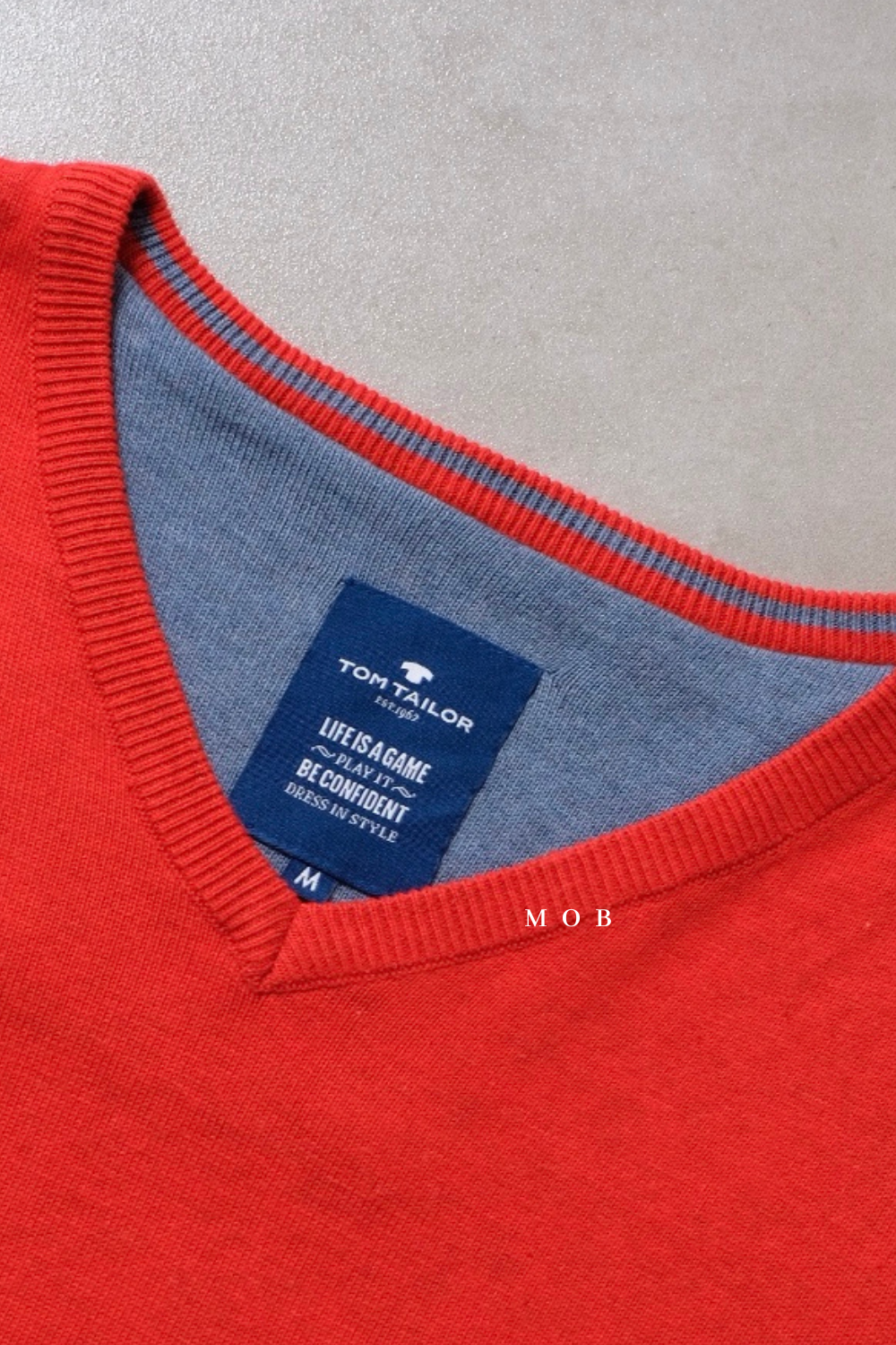 TTSW01003 Basic Knitwear Scarlet Orange