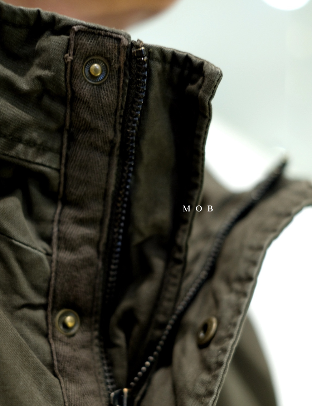 GPJ1201A Sherpa-lined Fishtail Parka Olive