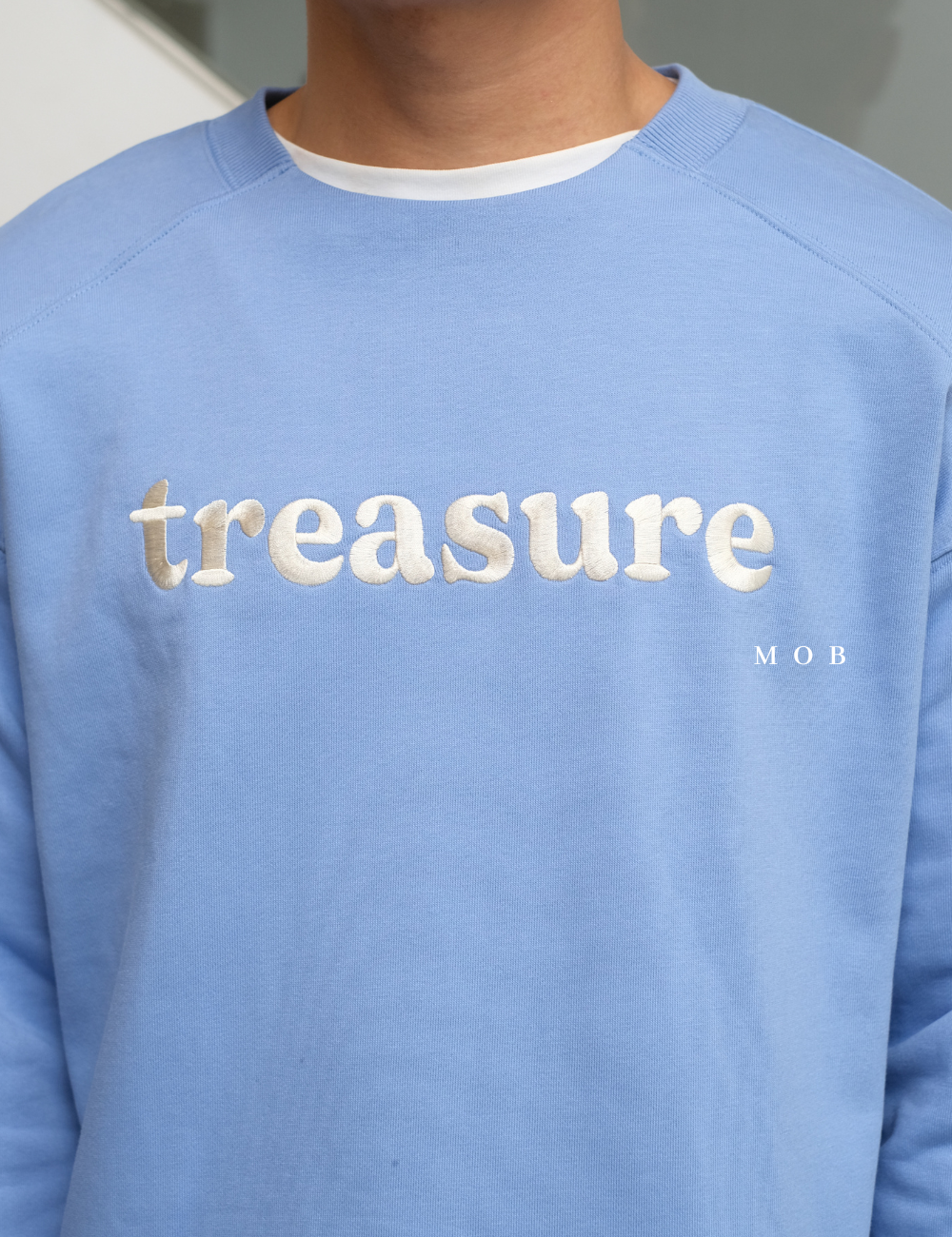 IBSW01001A Treasure Sweatshirt Sky Blue