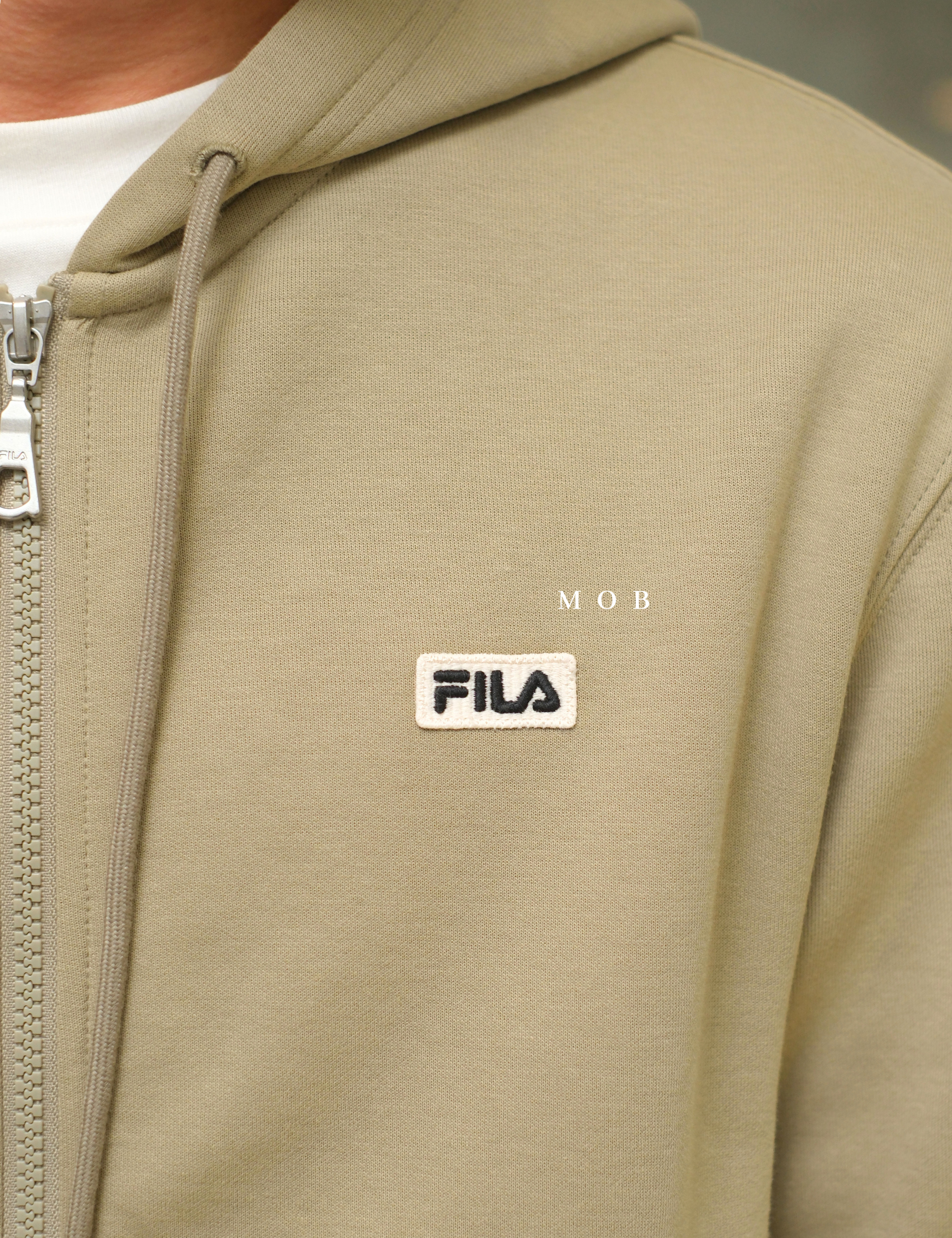 FLFZ01001 Essential Full Zipper HOODIE Olive Sand
