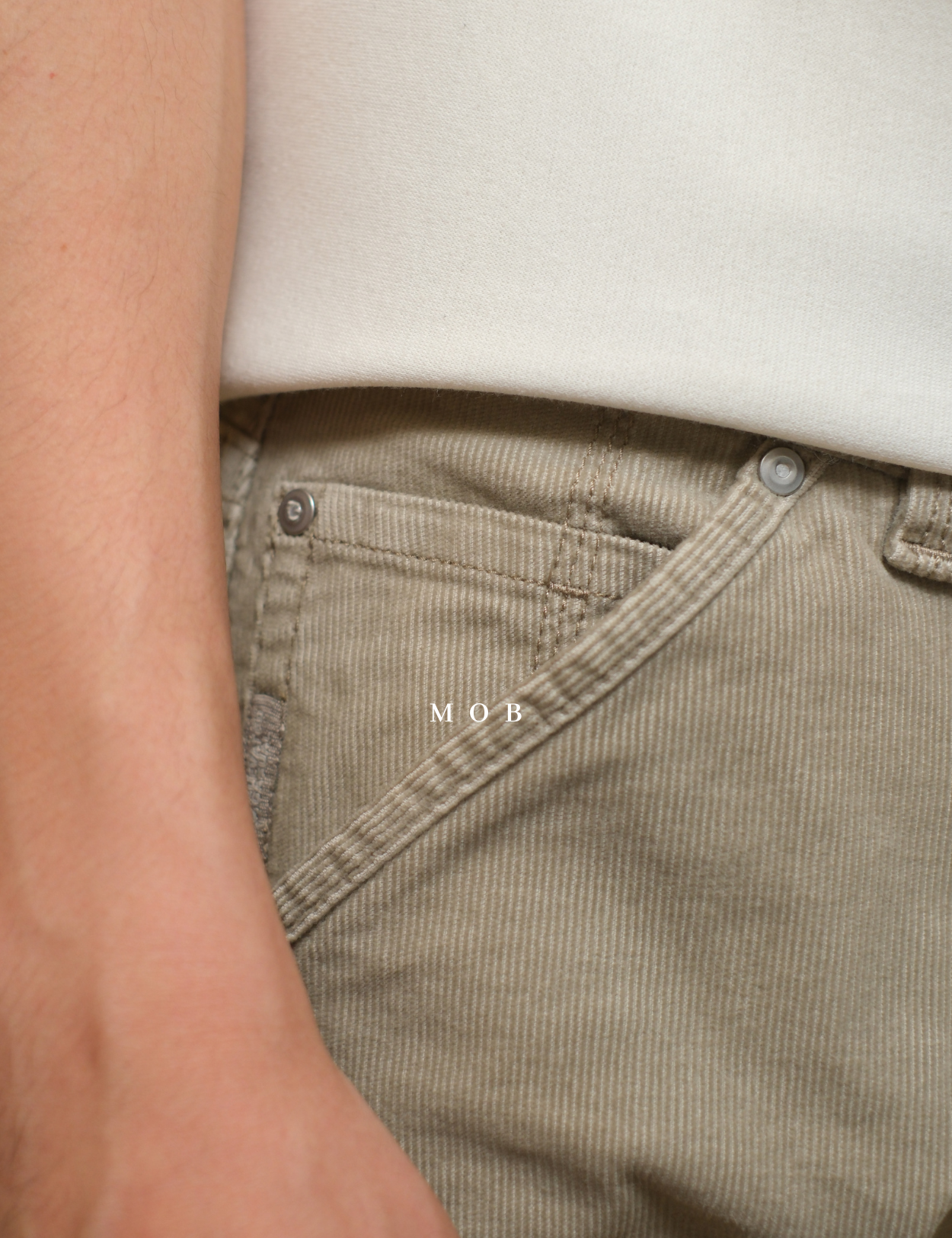 SOPT03001 Regular Corduroy Pants Beige