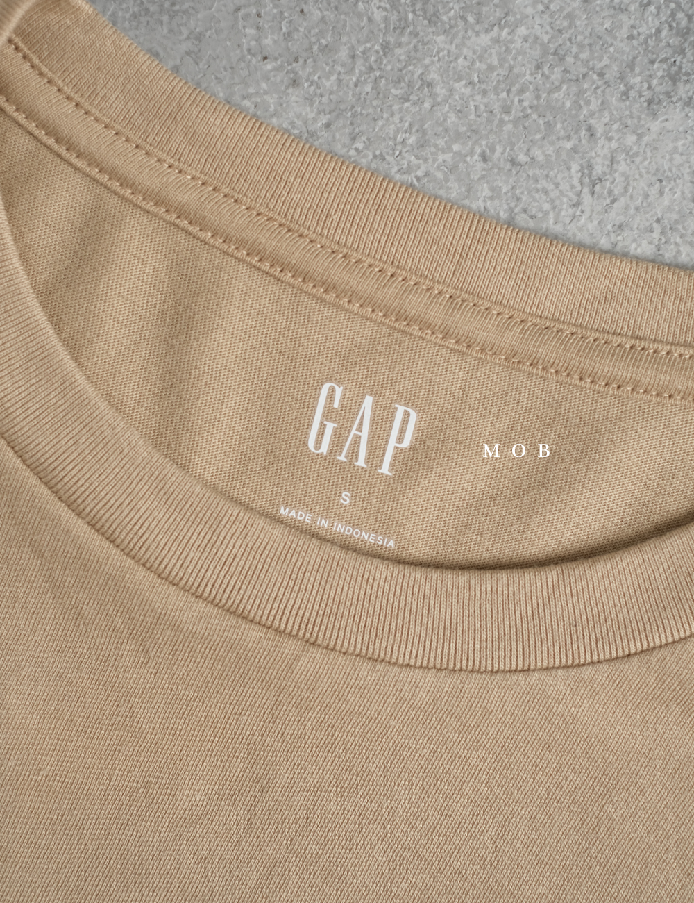 GPSST1205J Big Logo SS Tee Camel Brown (XS ONLY)
