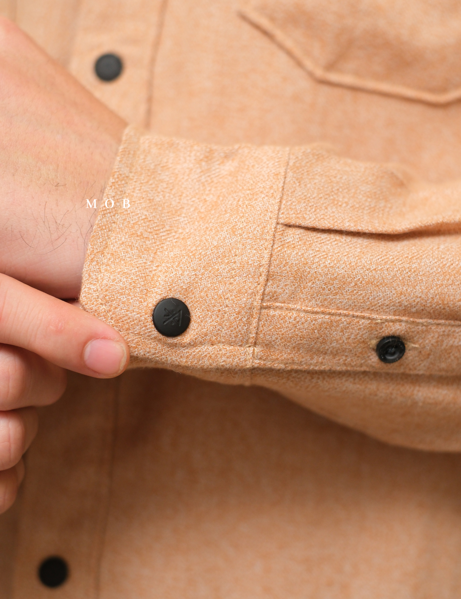 ROALSS02001A Nordsman Flannel LS Shirt Nude Misty