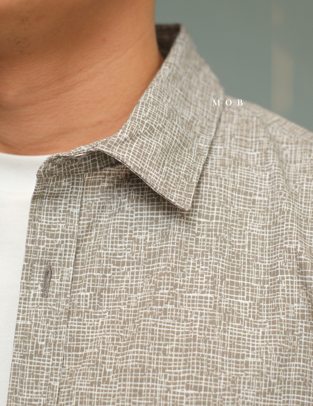 FLXSSS01002B Slim Performance SS Shirt Kacey Beige