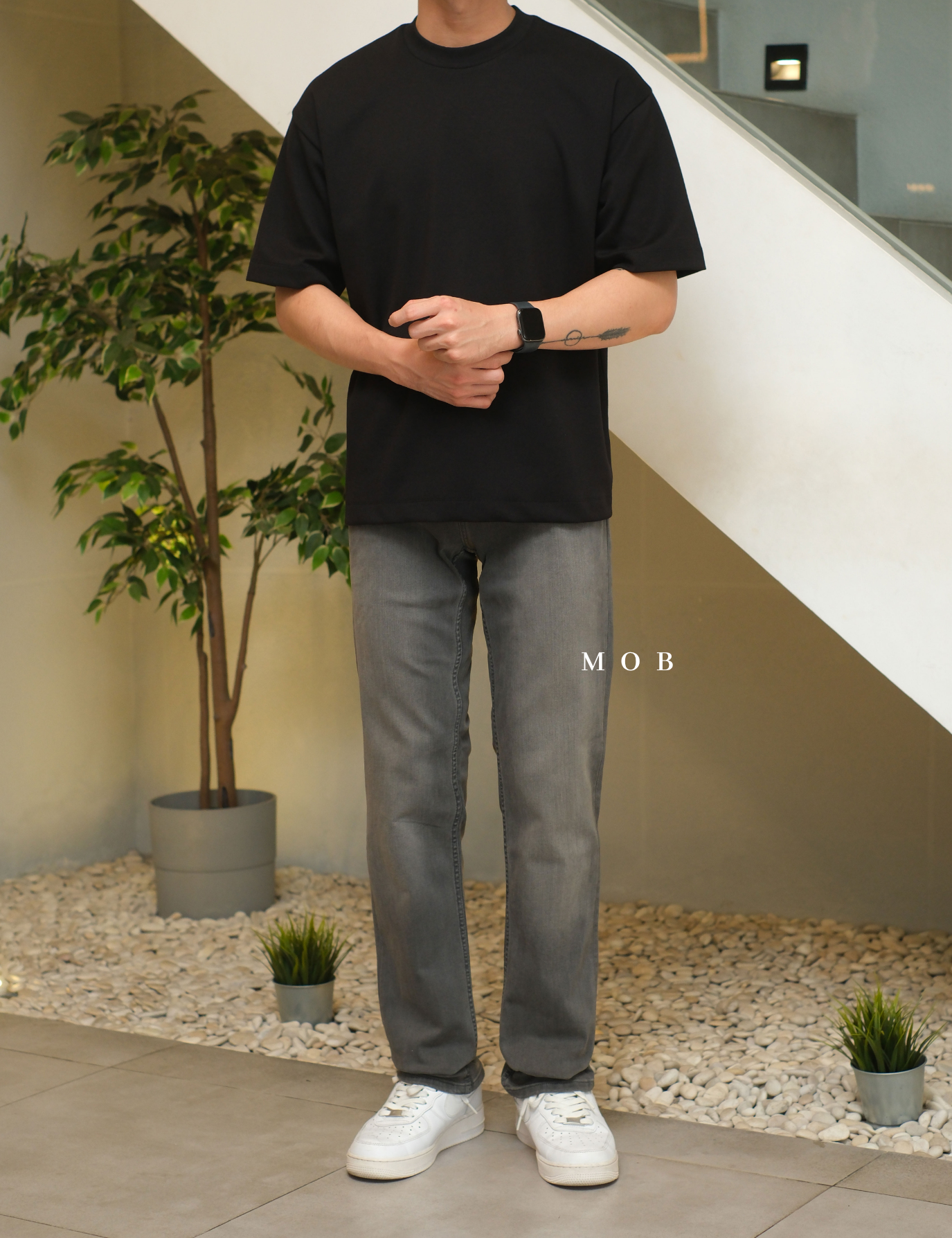 KCPT02005 Awearness Chillflex Slim Jeans Grey