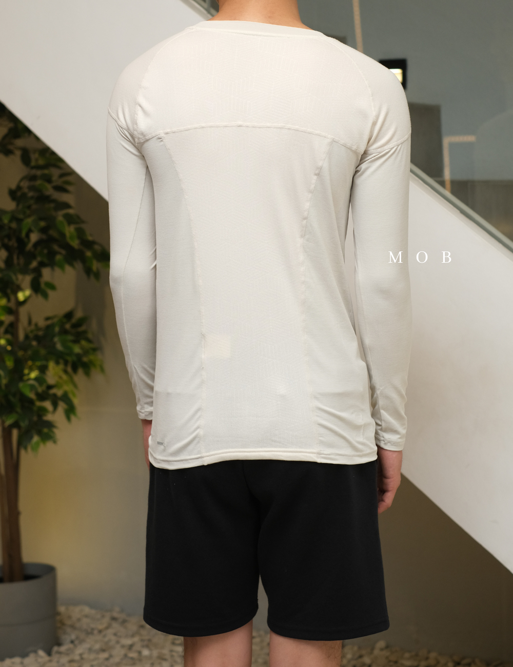 PMBL02003 Warmcell Baselayer TOP Logo Ivory White