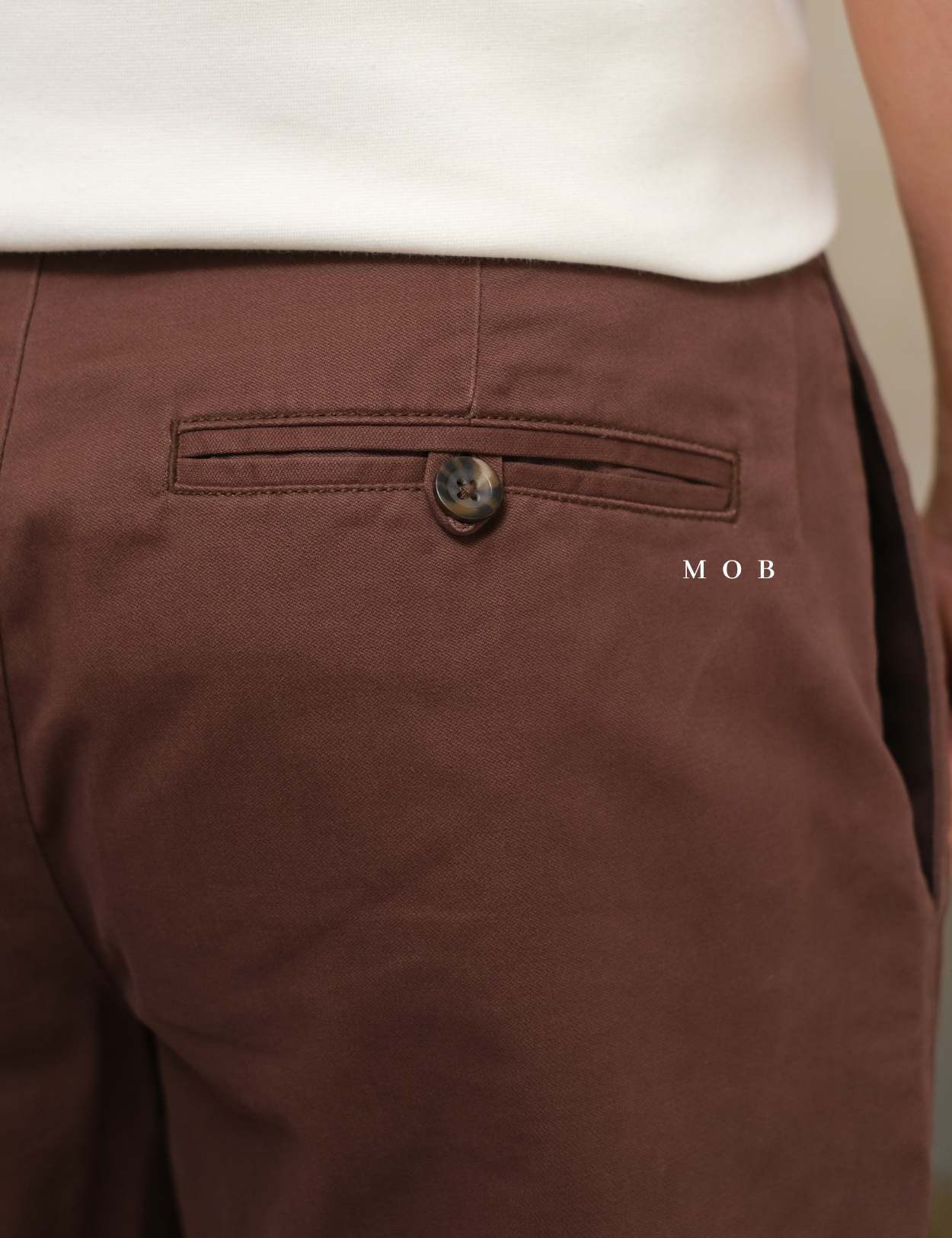 GFSR01003C Pleated Trouser Shorts Dark Brown