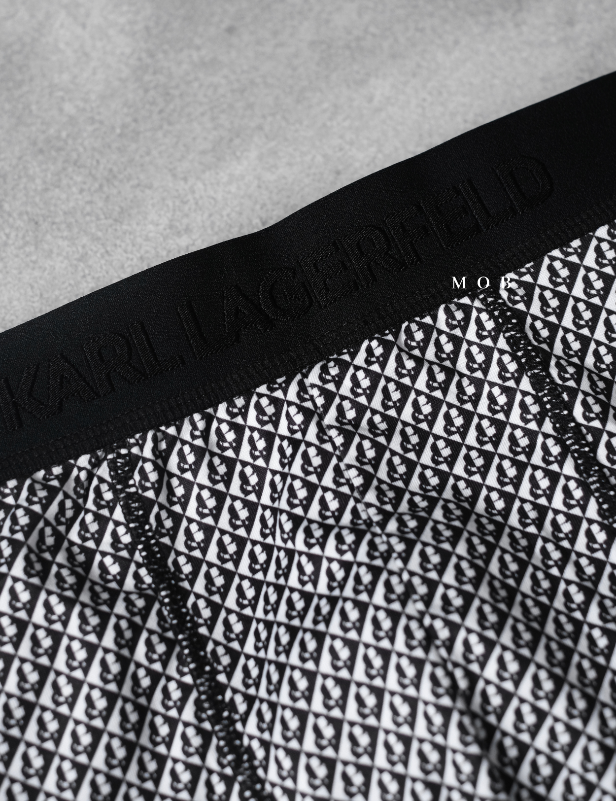 KRLB01008 Paris Special IKON Prism Logo Boxer Black White
