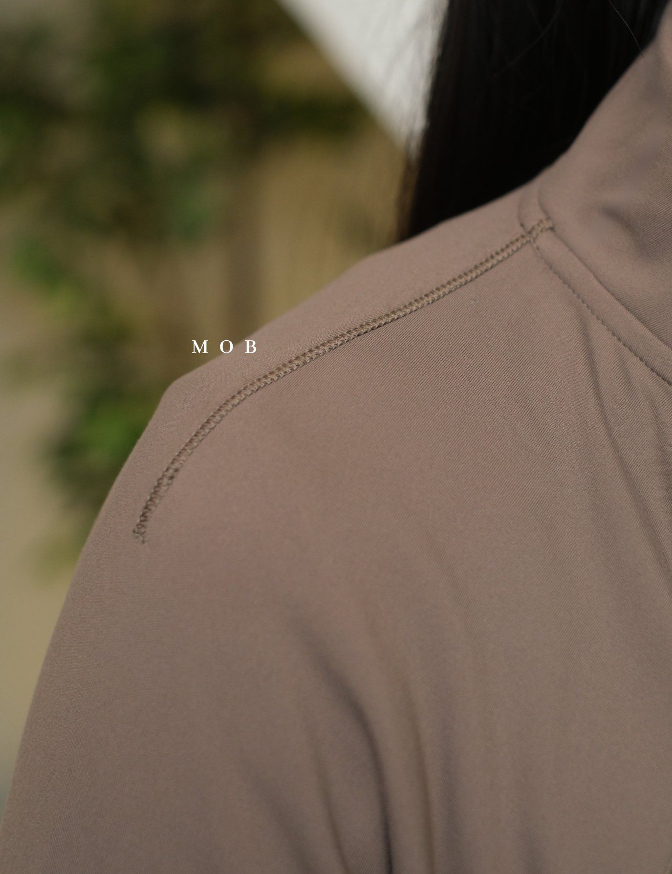 SPYJ03001C Active 1/2 Zipper Jacket Mocca