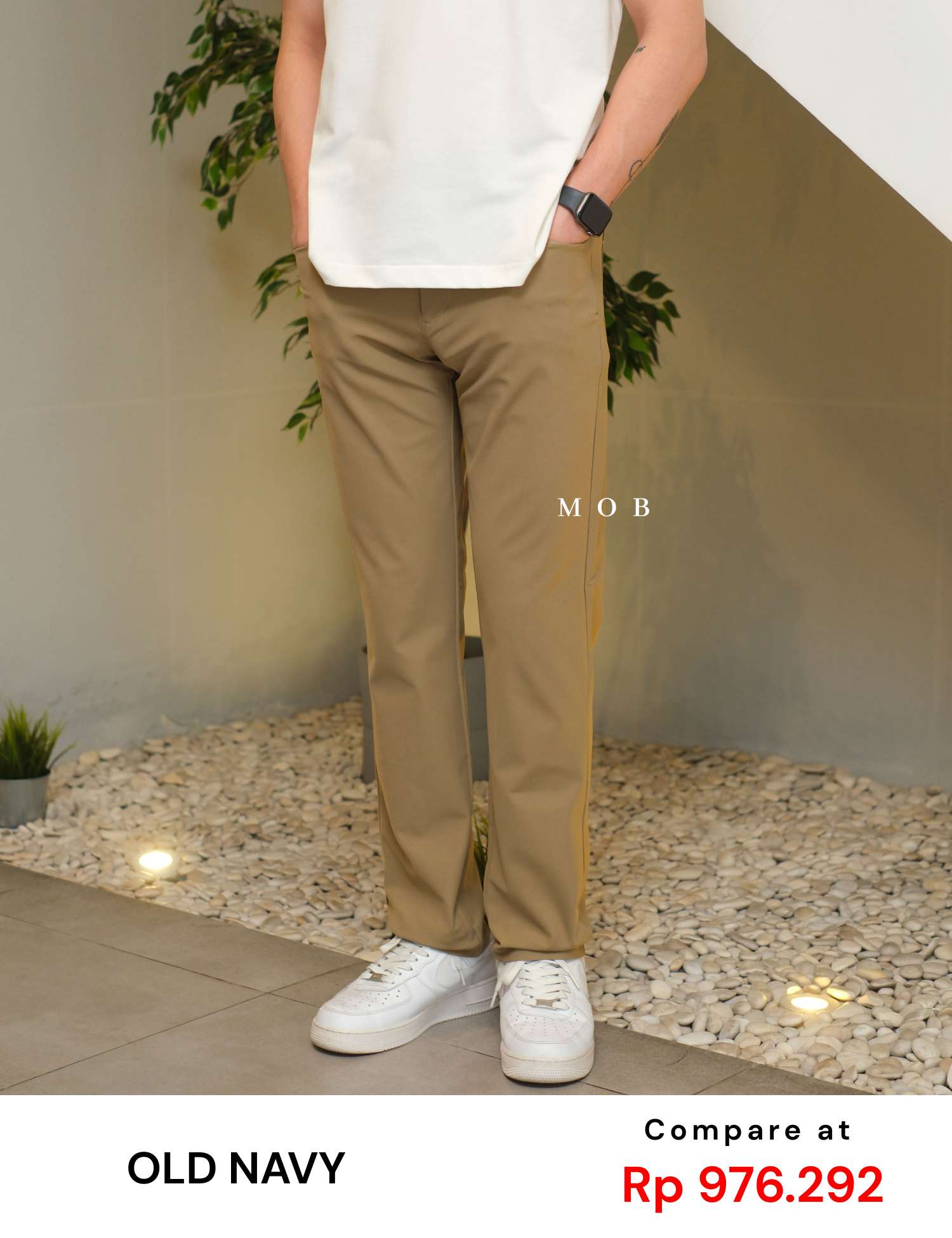 ONPT4501A Slim Tech Hybrid Pants Wood Brown