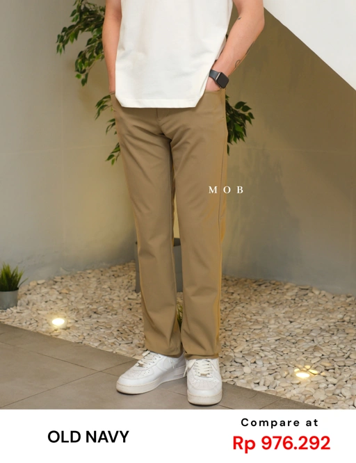 ONPT4501A Slim Tech Hybrid Pants Wood Brown