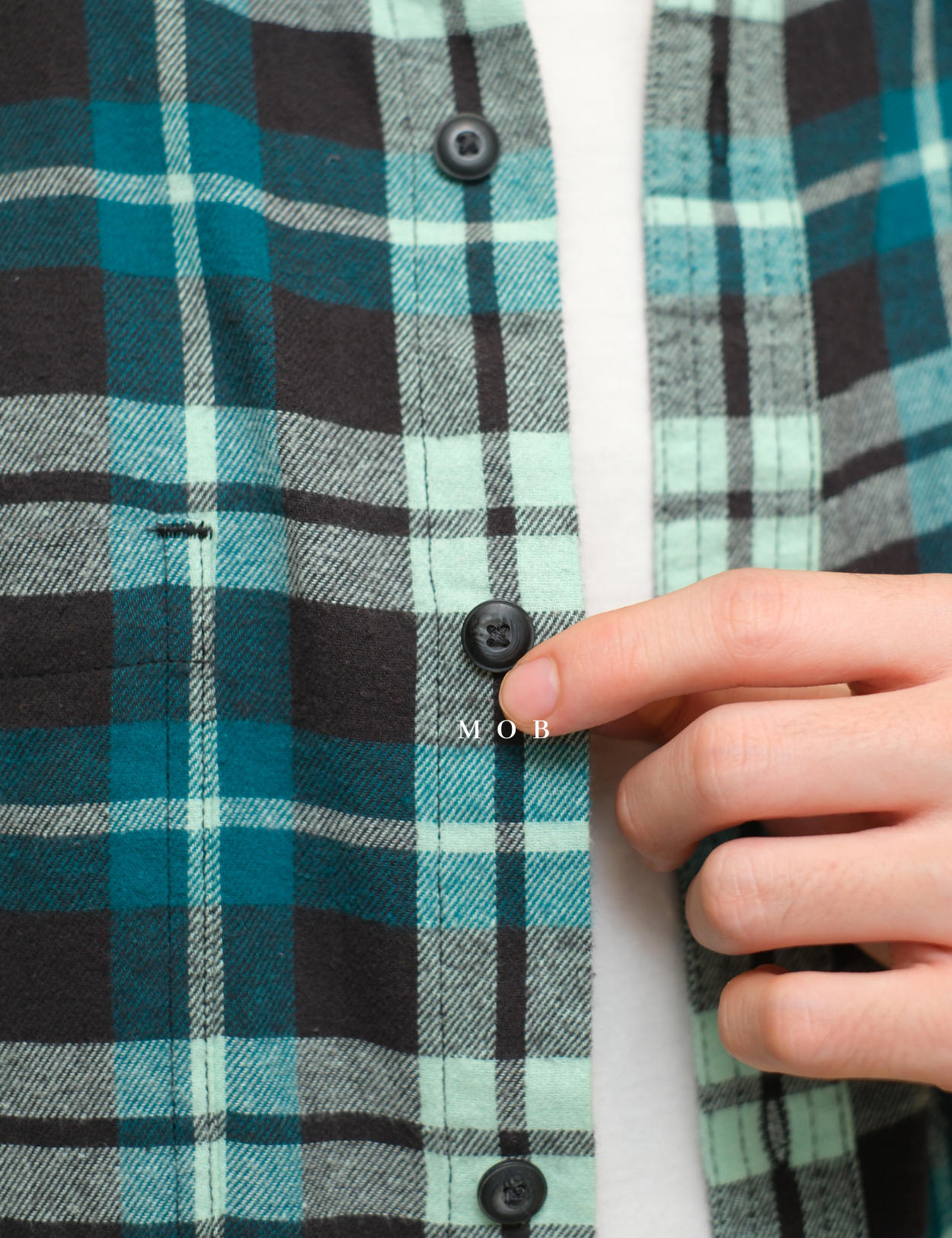 SNMLSS01009 Super Soft Flannel LS Shirt Green Plaid