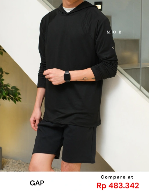 Image of GPHOD04001 Active Hoodie True Black