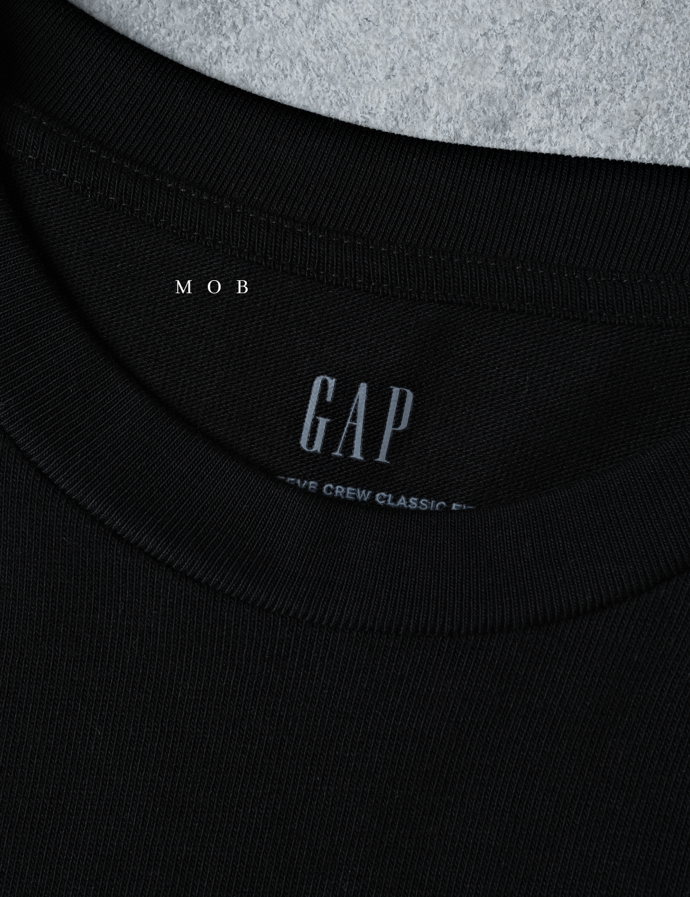 GPLST06001 Circle Logo LS Tee Black
