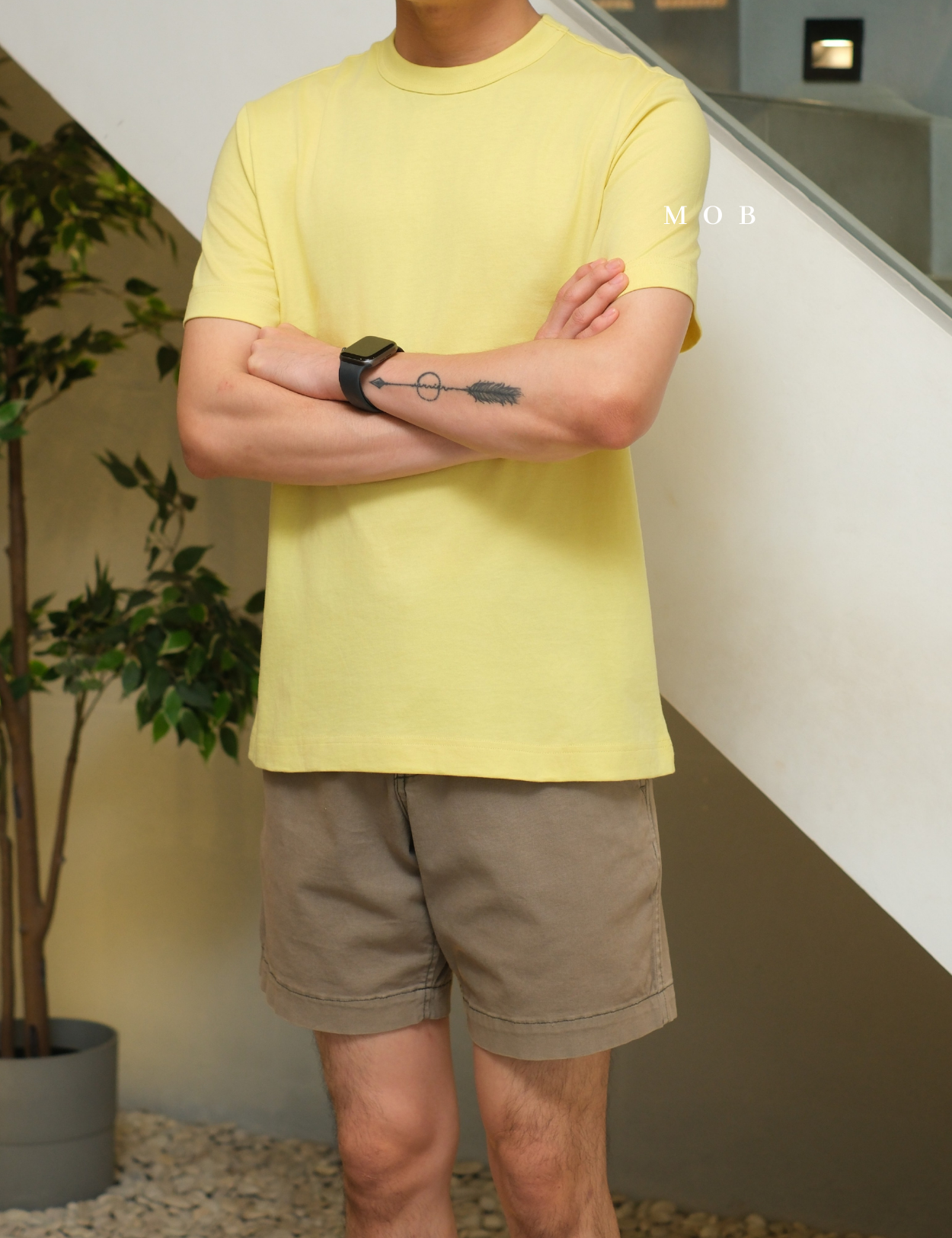 MODSST01001G Basic SS Tee Yellow
