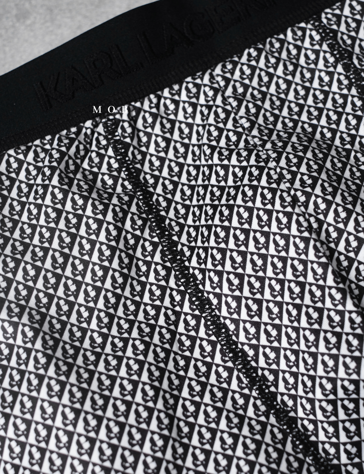 KRLB01008 Paris Special IKON Prism Logo Boxer Black White